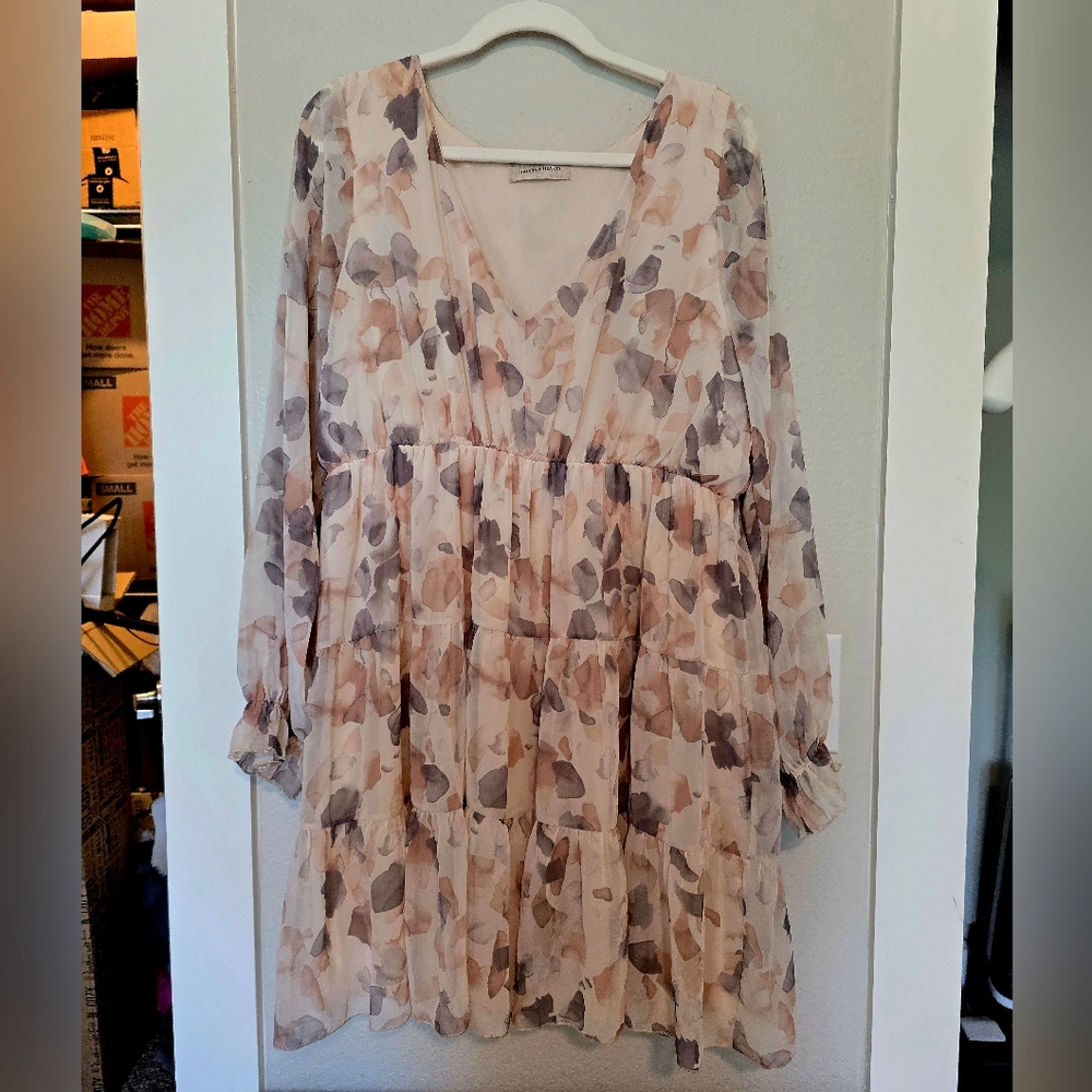 NWOT Saints And Hearts Pastel Tiered Mini Dress